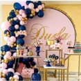 thumbnail image 1 of Juego de guirnaldas con forma de arco con forma de globo, 121 unidades, látex azul y rosa, 1 of 1