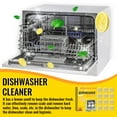 thumbnail image 6 of Jpxdew Dishwasher Cleaner Tablets,6 Pack Decontamination Degreasing Descale Sheets for All Machines,1.46x1.38in, 6 of 9