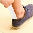 thumbnail image 4 of 2 piezas de calzador con mango de plástico, calzador con ayudante, elevador de zapatos con mango portátil, ayudante de zapato, calcetín, deslizador de zapato para personas mayores, hombres y mujeres, 4 of 6