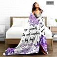 thumbnail image 4 of Yibo Best Gifts for Grandma Blanket Flannel Soft and Comfortable Anti-static Bed Sofa Blanket, 4 of 7