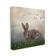 thumbnail image 3 of Stupell Spring Rabbit Meadow Butterflies Animals & Insects Photography Gallery Wrapped Canvas Print Wall Art, 3 of 7