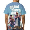 thumbnail image 6 of Grand Theft Auto Unisex Short Sleeve T Shirt Daily Novelty 3D Printed T-Shirts Soft Comfortable Tee Shirt Top For Men And Women, 6 of 7