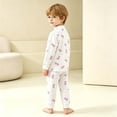 thumbnail image 5 of Swuxness Toddler Loungewear 2 Piece Suits Casual Crew Neck Long Sleeve Tops Long Pants Outfits, 5 of 5