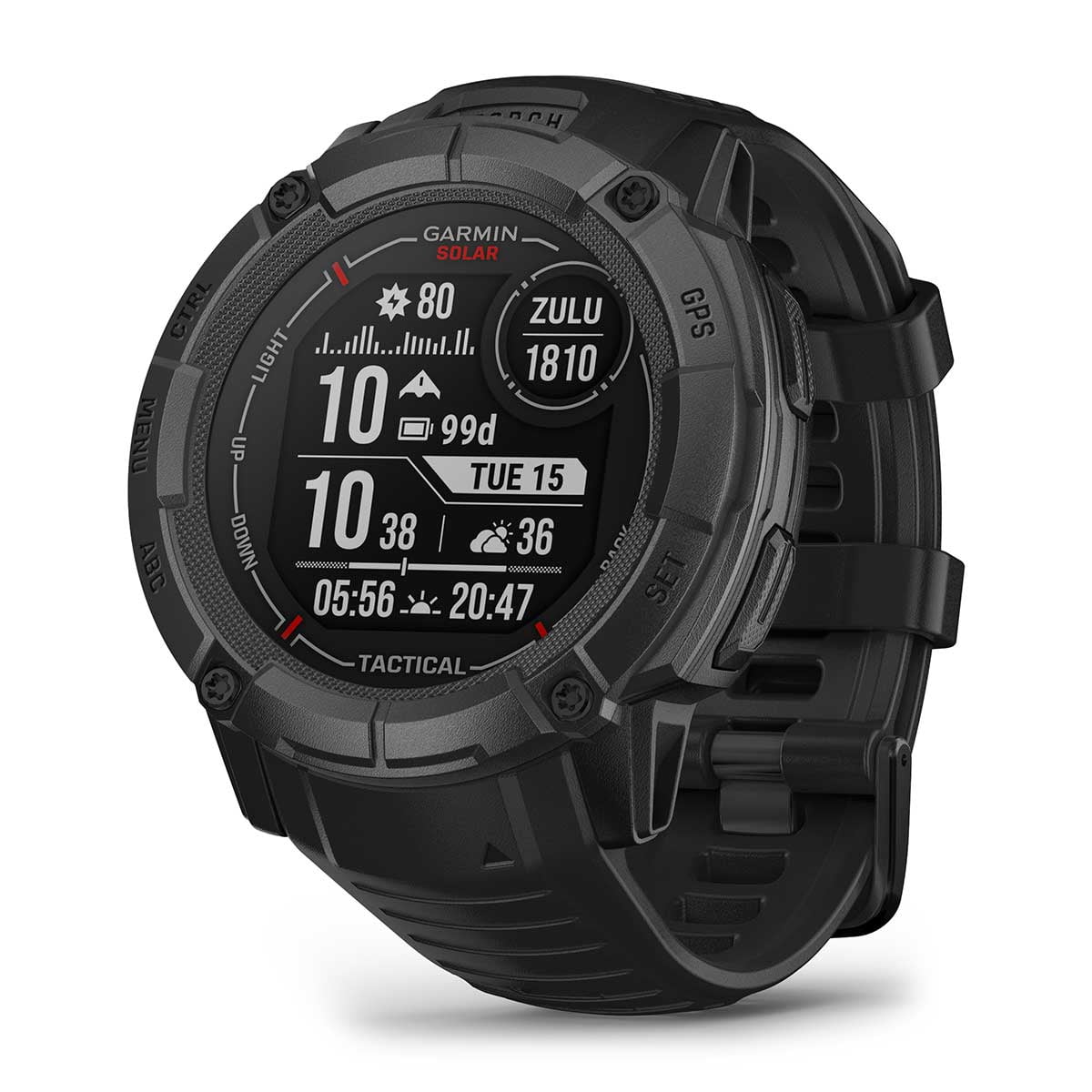 Garmin Instinct 2X Solar (Moss) Rugged GPS Smartwatch Bundle 