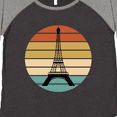thumbnail image 4 of Inktastic Paris Eiffel Tower Retro Sunset Women's Plus Size T-Shirt, 4 of 5