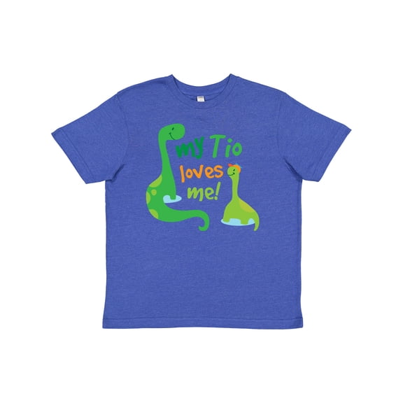 Inktastic My Tio Loves Me Nephew Dinosaur Youth T-Shirt