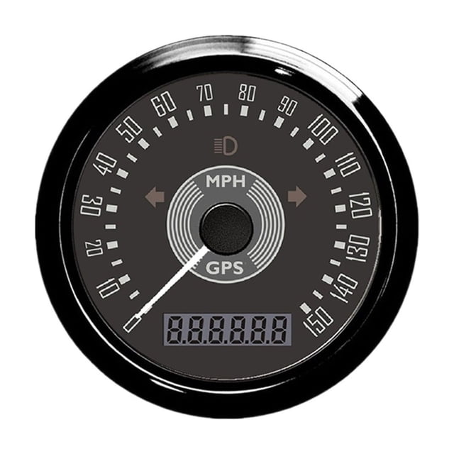 85mm Odometer Adjustable GPS Speedometer 0-160 Km/h 0-200 Km/h For Car Motorcycle 12V 24V With Red And Yellow Backlight ,High Precision