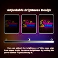 thumbnail image 2 of UPONRAY Ramadan Mubarak Neon Signs, 16"*8" Dimmable & USB-Powered LED Neon Light, Stylish Wall Decor for Ramadan, Bed Room, Living Room, Party, Bar, 2 of 7
