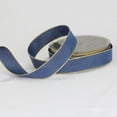 thumbnail image 2 of The Ribbon People Navy Blue and Gold Solid Wired Craft Ribbon 1" x 54 Yards, 2 of 3