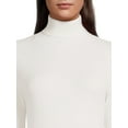 thumbnail image 6 of Time and Tru Women's Ribbed Knit Turtleneck, Sizes XS-XXXL, 6 of 8