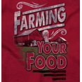 thumbnail image 2 of Farming Your Food Working Farmer Life Plus Size Crewneck Graphic Tee Shirt Brisco Brands 3X, 2 of 4