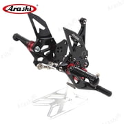 Arashi (Version 2.0) Rearsets for Suzuki Hayabusa GSX1300R Gen 2 2008 - 2020 Motorcycle Adjustable Footrests FootPegs Rear Sets GSX-R 1300 Black 2009 2010 2011 2012 2013 2014 2015 2016 2017 2018 2019