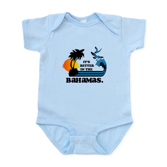 CafePress - It's Better In The Bahamas Body Suit - Baby Light Bodysuit, Size Newborn - 24 Months