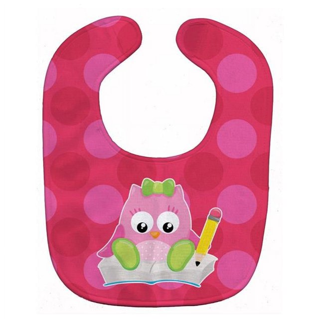 Carolines Treasures BB9029BIB Bavoir Bébé Fille Rentrée des Classes Oiseau
