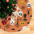 thumbnail image 5 of FMSHPON Halloween Pattern Xmas Christmas Tree Skirt Stand Mat for Holiday Party Decoration Indoor Outdoor 48 inches, 5 of 6