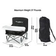 thumbnail image 3 of Asiento de bebé portátil PandaEar Travel Compact Plegable con correas, 3 of 7