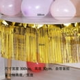 thumbnail image 3 of Nvzi-c 5 Pack Foil Fringe Banner Hanging Patry Decoration Backdrop for Baby Shower, Highchair, Birthday Macron Banner Backdrop Decor 118 In(L) X 11.8 In(W)，Bright gradient color, 3 of 3