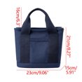 thumbnail image 3 of XMMSWDLA Women's Canvas Tote Bag Shoulder Crossbody Bag Small Handbag Multi-Pocket Work Bags,Portable Storage Bag Women's Canvas Tote Purse Shoulder Crossbody Bag Tote Bag with Zipper, 3 of 8