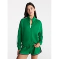 thumbnail image 3 of Avia Women's Pique Knit Tennis Jacket, Sizes XS-XXXL, 3 of 7