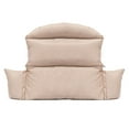 thumbnail image 5 of LeisureMod 2-Person Egg-Swing Chair Cushion in Oxford Fabric with Cotton Filling Quick-Drying Removable Cover for Modern Home, Patio, Garden in Beige, 5 of 5