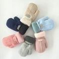 thumbnail image 6 of Kcodviy Mittens For Baby Snow Kids Gloves With Zipper Gloves For Kids Girls Girl Mitten Boys Winter Snow Little Girl Snow Gloves Ski Gloves Kintted Warm Gloves Girl Ski Gloves, 6 of 8
