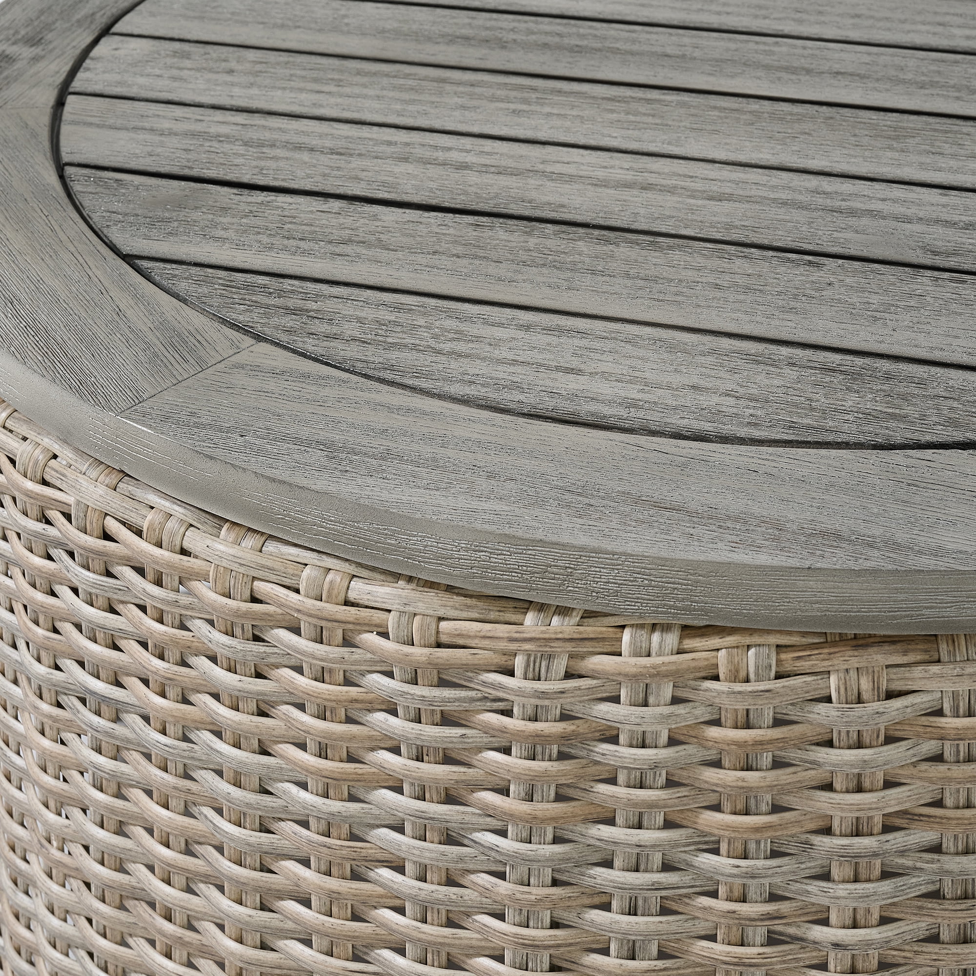 Picket House Furnishings Camal Round Coffee Table - Tan