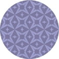 thumbnail image 1 of Ahgly Company Machine Washable Indoor Round Transitional Purple Mimosa Purple Area Rugs, 3' Round, 1 of 7