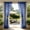 31#Navy, variant on Outdoor Sheer Curtains Waterproof Patio Curtains, UV Resistant Light Filtering Privacy Voile Drapes With Rod Pocket Design And Fade Resistant Fabric, for Porch Gazebo Pergola Balcony Deck
