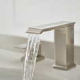 thumbnail image 6 of 8 in. Waterfall Widespread 2-Handle Bathroom Faucet With Pop-up Drain Assembly in Spot Resist Brushed Nickel, 6 of 13