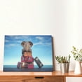 thumbnail image 4 of Logiee Elephant Sits Print Canvas Wall Art,Canvas Picture Prints with Frame, Wall Art Decorative,Canvas Decorative,Suitable for Living Room Bedroom Office Room 30x40, 4 of 6