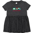 thumbnail image 3 of Inktastic Love Train Girls Baby Dress, 3 of 5
