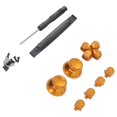 thumbnail image 2 of Buttons Replacement Kit Aluminum Alloy Dpad Buttons for PS5 Controller Accessories Gold, 2 of 5