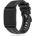 thumbnail image 1 of wonima11 Wrist Band For WHOOP 5.0 / WHOOP 4.0, Premium Nylon & Silicone Hybrid Replacement Band, Lightweight Sport Strap with Metal Buckle,Replacement Wrist Strap with Breathable, Sweatproof, Black, 1 of 1