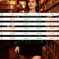 thumbnail image 2 of Outfmvch Women's Velvet Lace Blouse Casual Round Neck Short Sleeve Flared Swing Top Elegant Loose Intricate Back Design Teal Sweater Women Velvet Peplum for Women Elegant Flared Blackish Green 2xl, 2 of 8