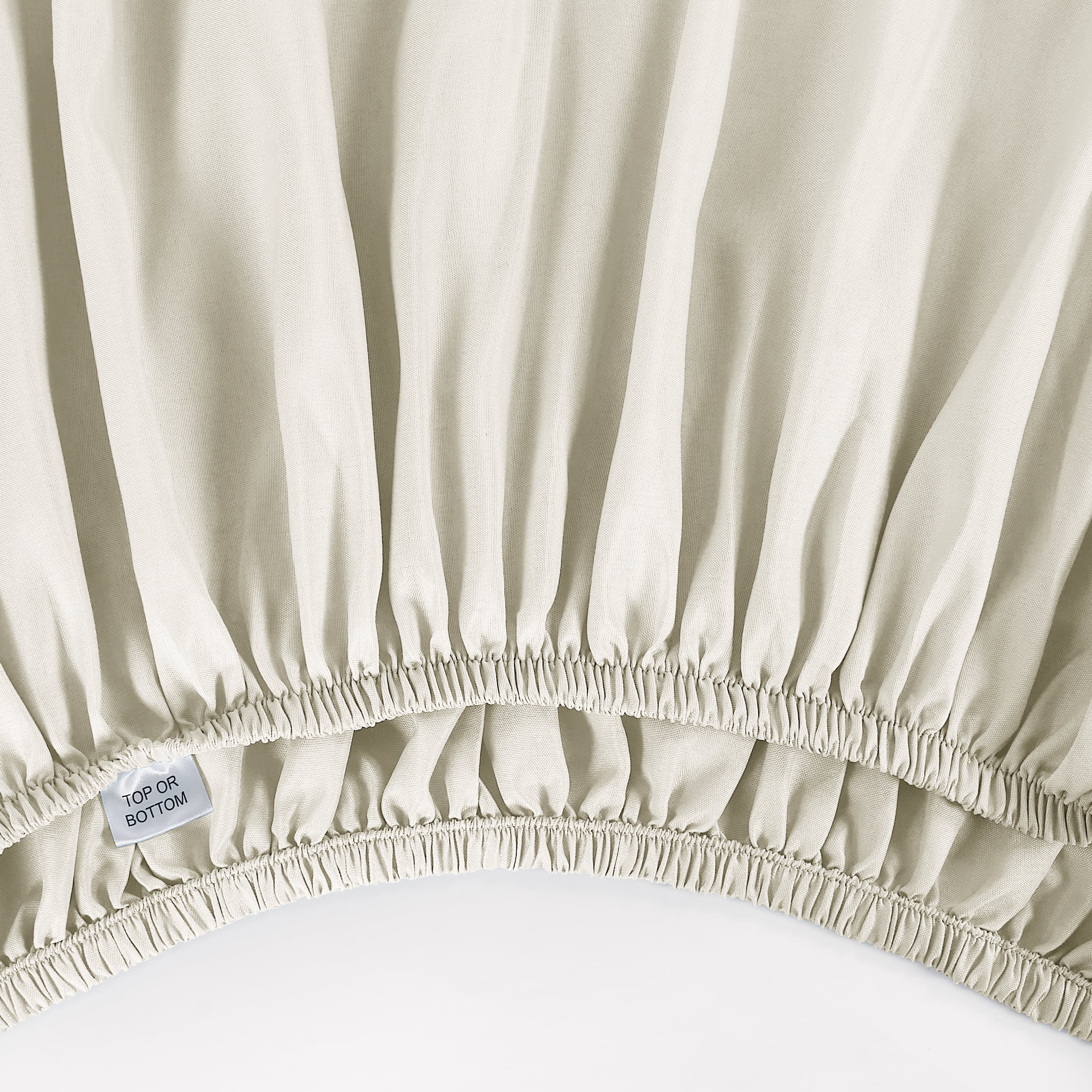 Mainstays Basic Value Microfiber Bed Sheet Set, Fresh Ivory, Twin, 3 Piece