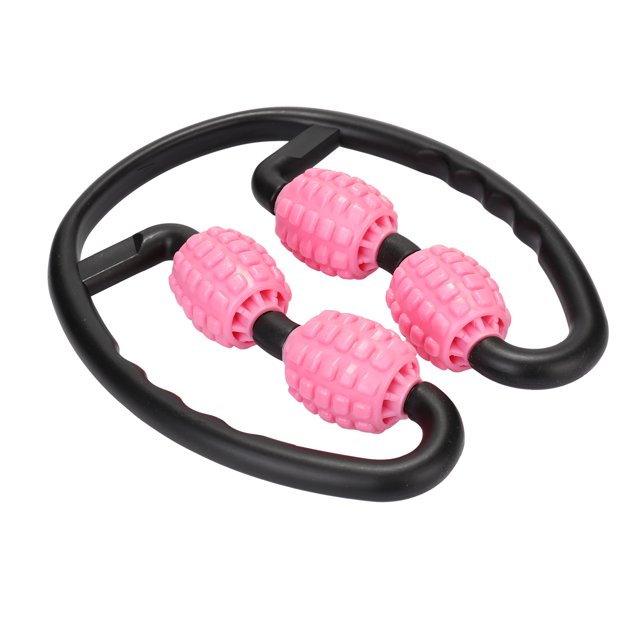4 Roues Masseur de Jambes Musculaire Rouleau de Relaxation Modelant le Corps Yoga Entraînement Physique Clip Bâton de Massage