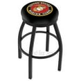 thumbnail image 7 of L8B2C U.S. Air Force 25" Swivel Counter Stool with a Black Wrinkle and Chrome Finish, 7 of 7