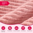 thumbnail image 6 of MUZZ 106" Modular Sectional Sofa, L-Shaped Cloud Couch with Deep Seat, No-Assembly Corduroy Living Room Sofa, Pink, 6 of 9