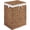 Chestnut, variant on Best Choice Products Laundry Hamper w/ Lid, Handwoven Laundry Basket, w/ Removable Liner & Built-in Handles - Natural