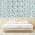 thumbnail image 3 of Ambesonne Nautical Peel & Stick Wallpaper for Home, Seashells and Starfish, 13"x100", Cadet Blue and Pale Grey, 3 of 5