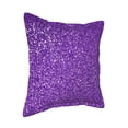 thumbnail image 2 of Bingfone Decorative Pillow Covers 18"X18" Glitter Purple Couch Pillow Cases Modern Farmhouse Covers For Couch Sofa Bed, 2 of 9
