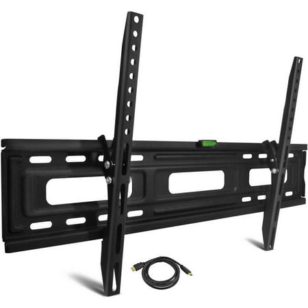 Onn Tilting TV Wall Mount Kit for 24″ to 84″ TVs with HDMI Cable