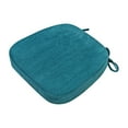 thumbnail image 3 of 1 Cushion Shaped Chair Cushion 6.5" Thick Corduroy Seat Pad for /Dining Chairs, 3 of 8
