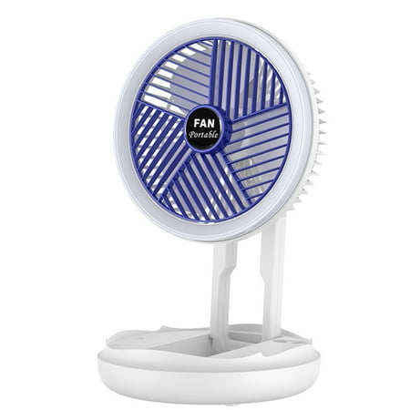 

Moocorvic Clearance Foldable Fill-Light Fan Camping Fan With LED Lights & Hooks Battery Operated Fan With Hooks USB Rechargeable Fan For Desk Tent Stroller Home