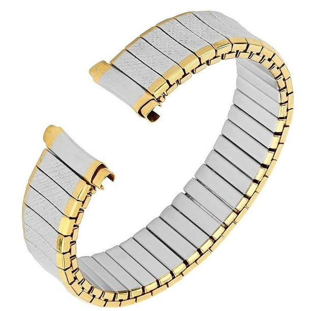 United Watchbands Men’s Stainless Steel Stretch Watch Band, Flex Radial Expansion Replacement