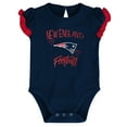 thumbnail image 2 of Newborn & Infant Navy/Red New England Patriots Too Much Love Two-Piece Bodysuit Set, 2 of 3