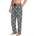 thumbnail image 5 of Top-kevin Vintage Snowflake Pajama Pants Mens Lounge Pants Casual Men Pajama Bottoms with Drawstring & Pockets Christmas Gifts, 5 of 13