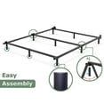 thumbnail image 3 of ZIYOO 9 inch Queen Size Metal Bed Frame with Recessed Legs, Heavy Duty Bed Base, Easy Assembly, Noise-Free, 3 of 6