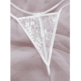 thumbnail image 3 of White Lingerie Set Mesh Lace, 3 of 4