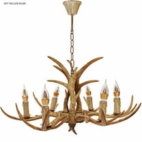6 Lights Antler Chandelier Vintage Antler Chandelier Rustic Farmhouse Light Deer Horn Pendent Light Fixture